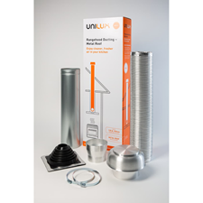 Range hood Ducting- Metal Roof 125-150mm